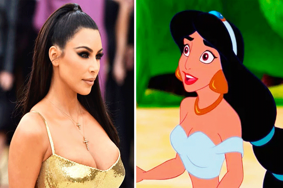 YouTube: mira la increíble transformación de Kim Kardashian en la princesa  Jasmine | video | Aweita La República