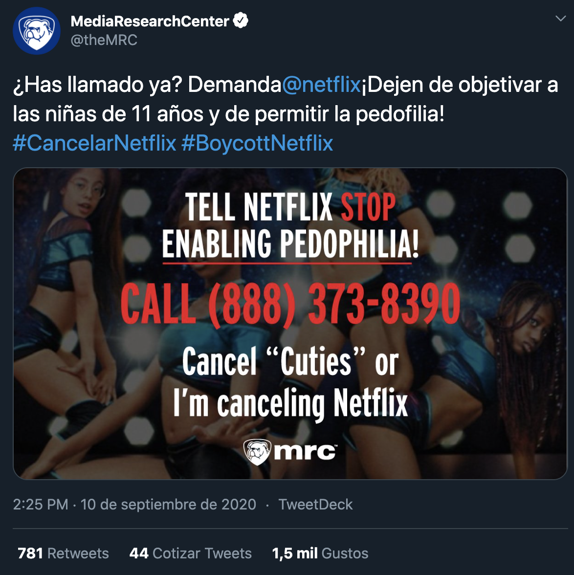 Web pede #CancelNetflix em protesto contra o filme Cuties, Entretenimento