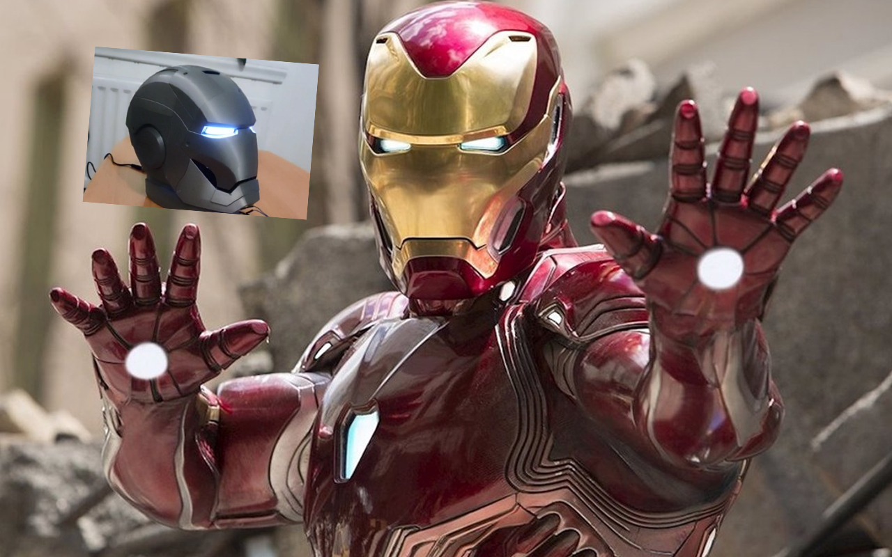 Un fan de Marvel crea un casco de Iron Man que funciona casi como el  original