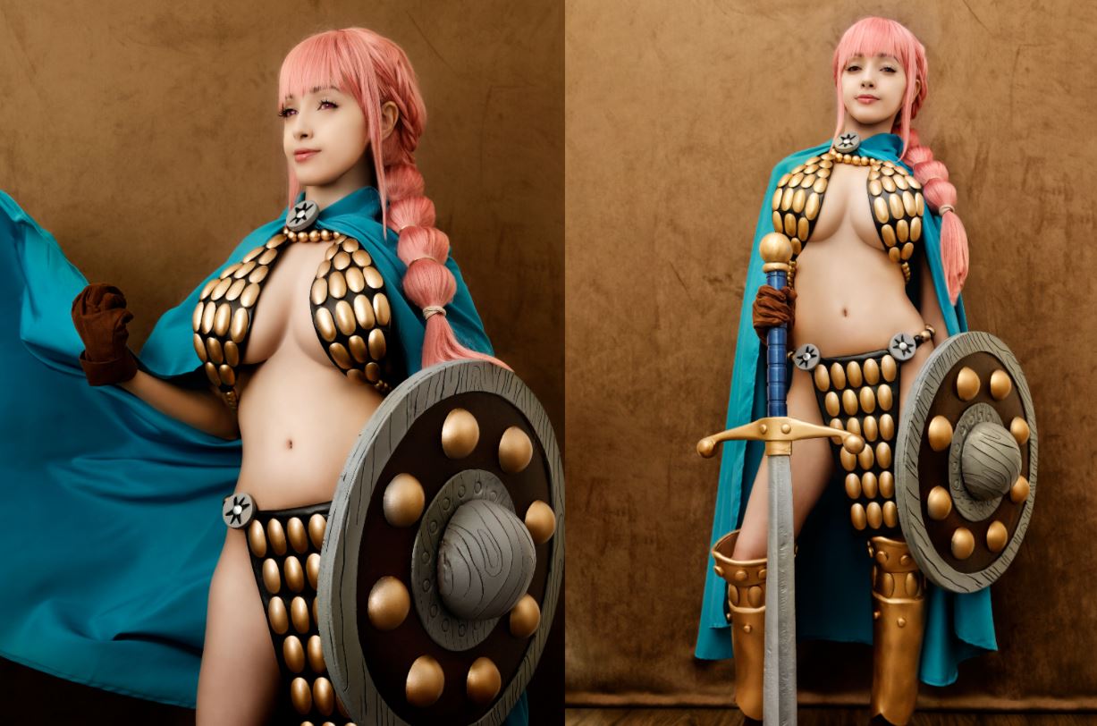 One Piece fans fall in love with Rebecca cosplay with incredible resemblanc...